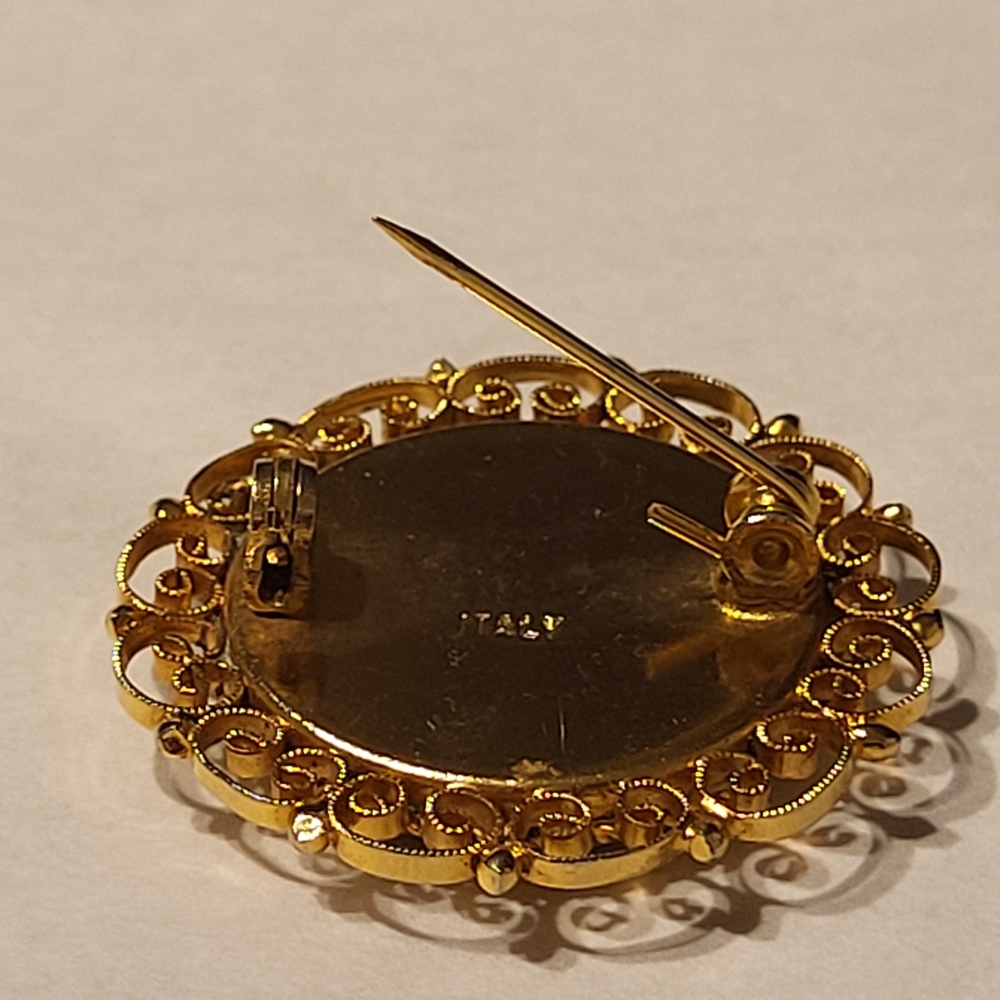Vintage Micro Mosaic Brooch - Picture 7 of 7